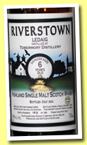 Ledaig 6 yo 2005/2012 (64%, Riverstown, sherry cask, cask #9011, 166 bottles)